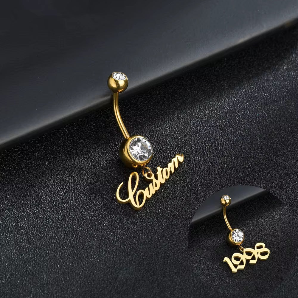 Name belly rings