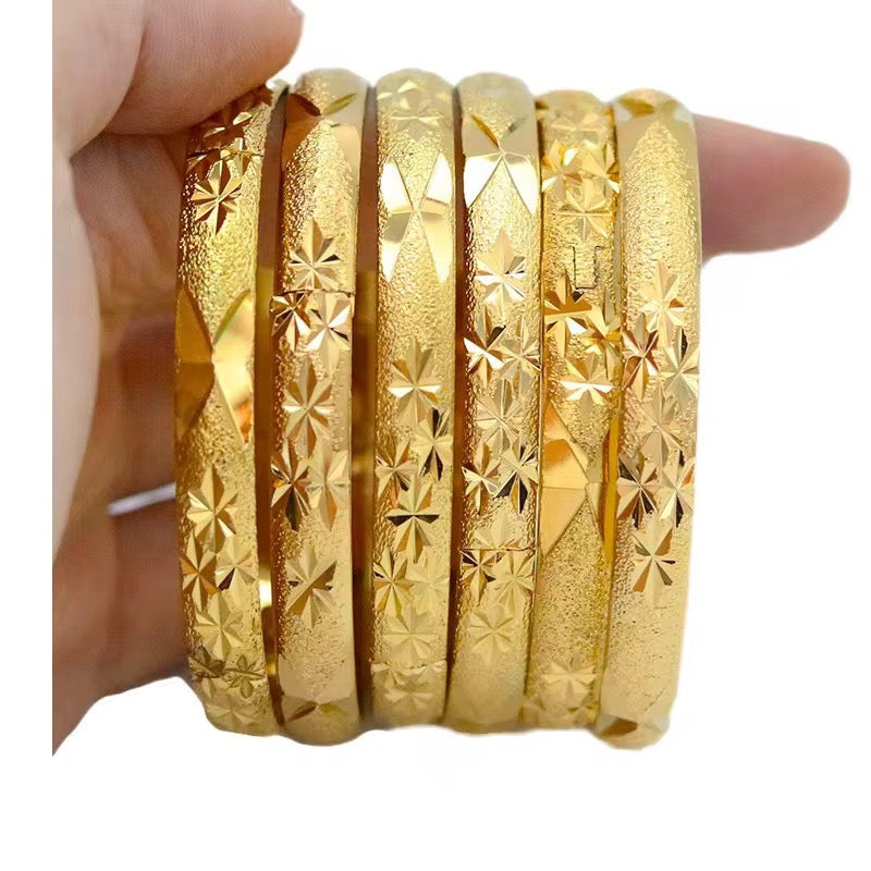 Gold bangles